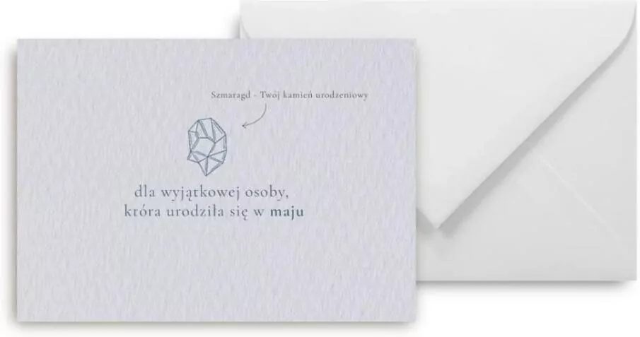 Mini kartka Urodziny maj - tantis.pl