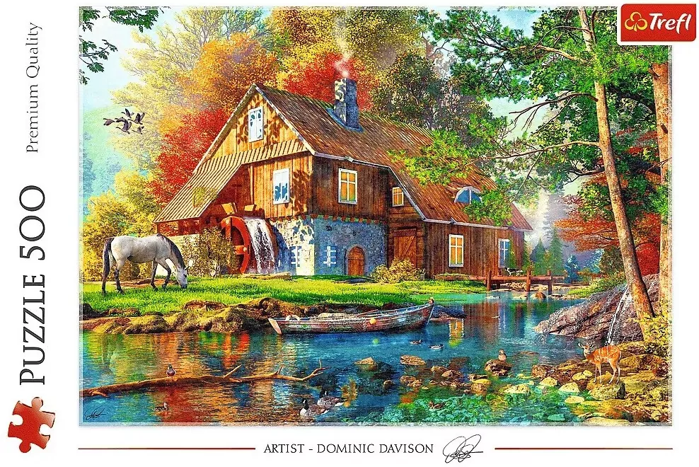 Puzzle 500. Chatka nad rzeką. 37484 - tantis.pl