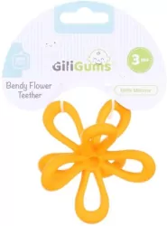 Gryzak dla dzieci uspokajający Kwiatek pomarańczowy