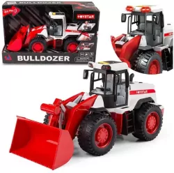 Spychacz, buldożer ruchome el. światło, dźwięk