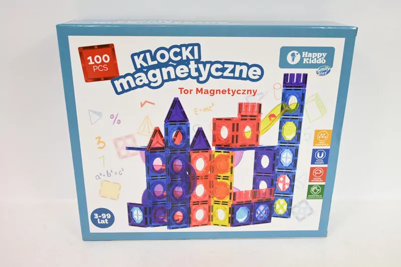 Klocki magnetyczne 100el - tantis.pl