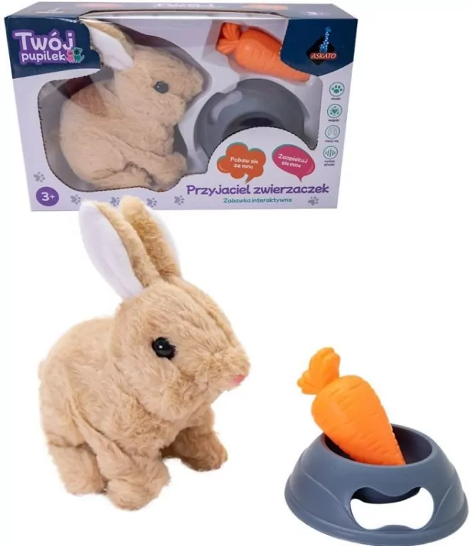 Króliczek na baterie z akcesoriami - tantis.pl