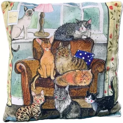 Poduszka CU35 Dom pełen kotów