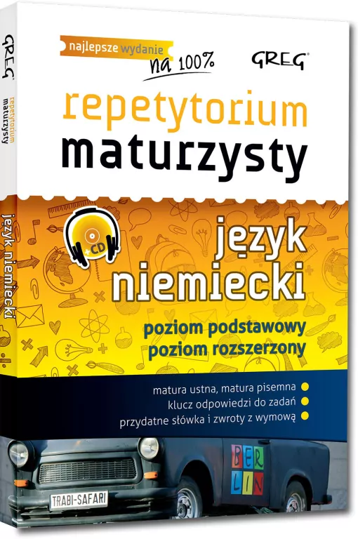 Repetytorium maturzysty. Język niemiecki. Poziom podstawowy. Poziom rozszerzony + CD - tantis.pl