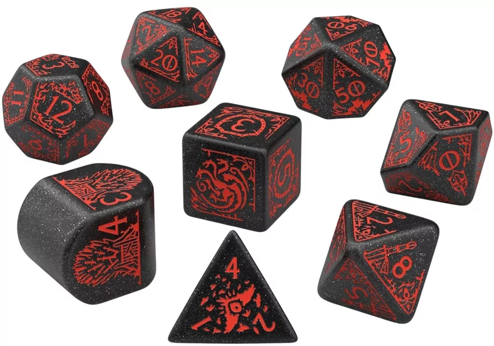 Komplet kości: Gra o Tron - Targaryen - tantis.pl