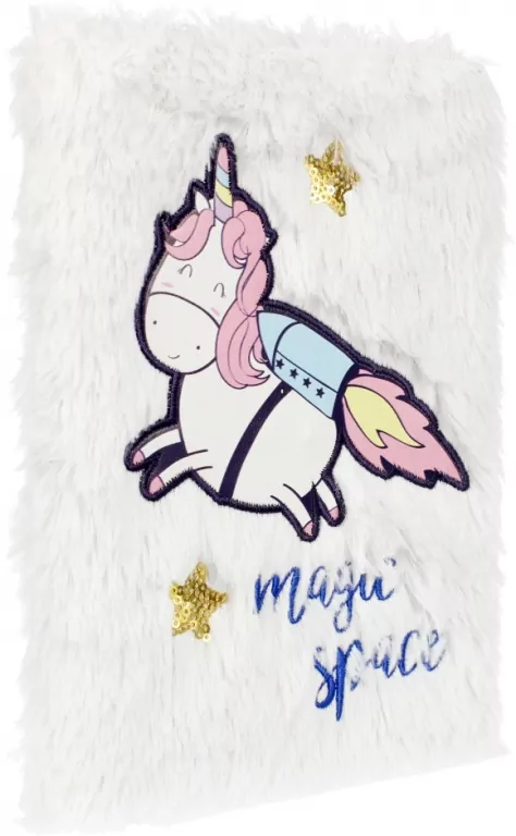 Notes pluszowy A5 Unicorn Space - tantis.pl