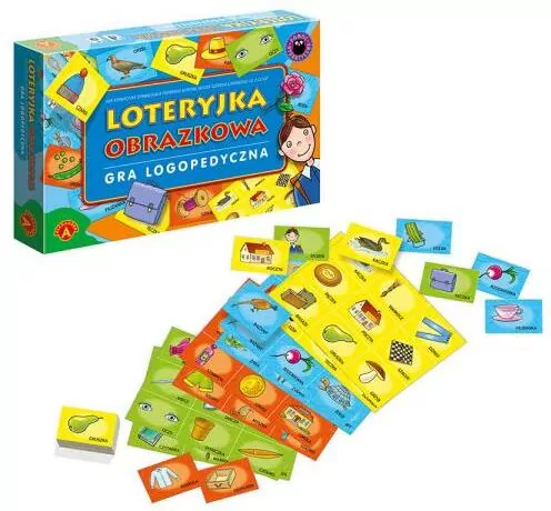Loteryjka obrazkowa. Gra logopedyczna - tantis.pl