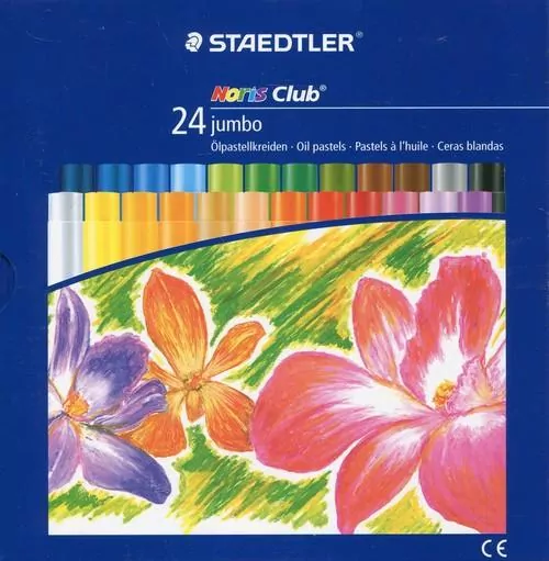 Pastele olejne Jumbo Noris Club 24 kolorów Staedtler - tantis.pl