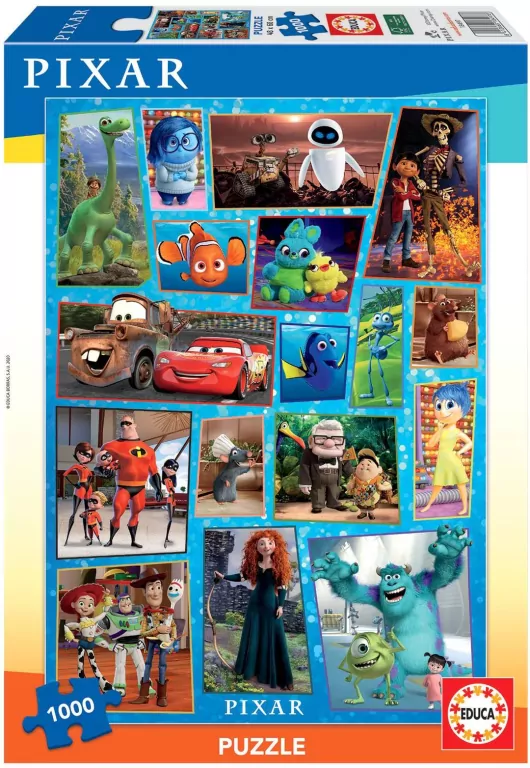 Puzzle 1000 Bohaterowie bajek Disney/Pixar G3 - tantis.pl