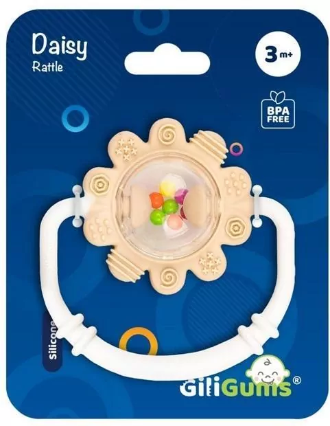 Grzechotka Stokrotka pastelowa - tantis.pl