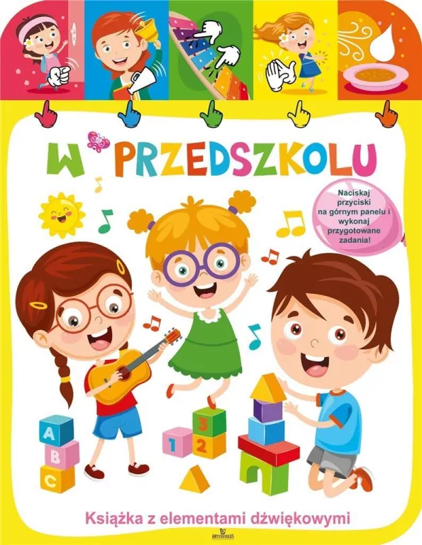W przedszkolu. Książeczka dźwiękowa - tantis.pl