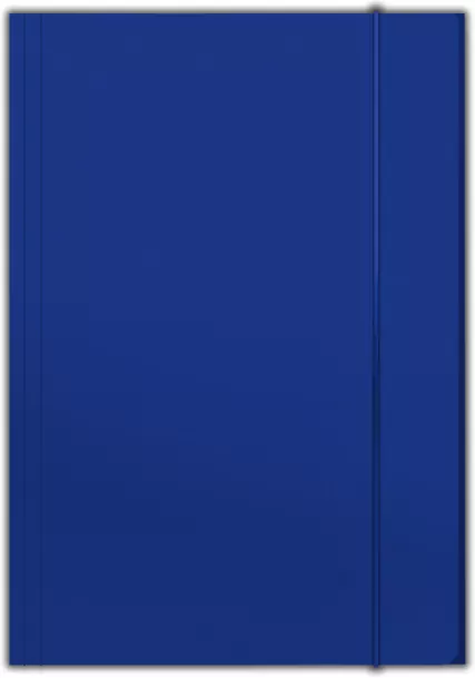 Teczka z gumką A4 Plus Top. Niebieska - tantis.pl