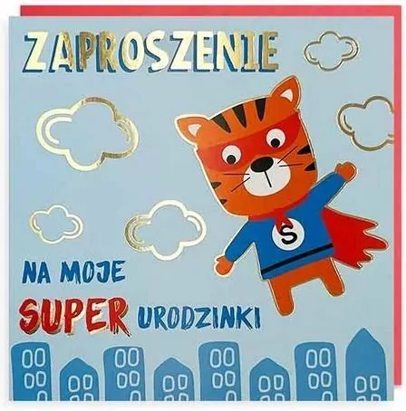 Zaproszenie Urodziny - tantis.pl