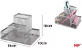 Organizer na biurko siatkowy 15,5x10cm czarny - tantis.pl