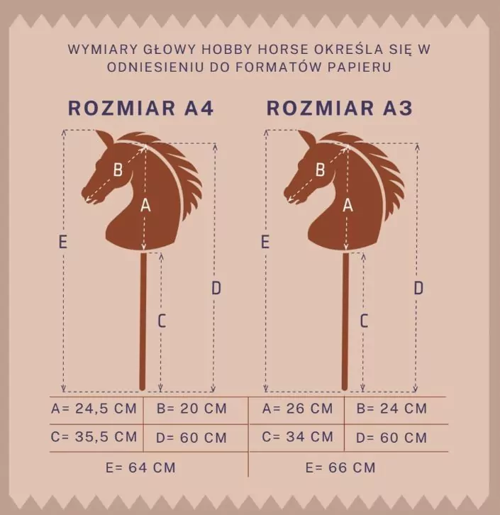Hobby Horse A3 beżowy - tantis.pl