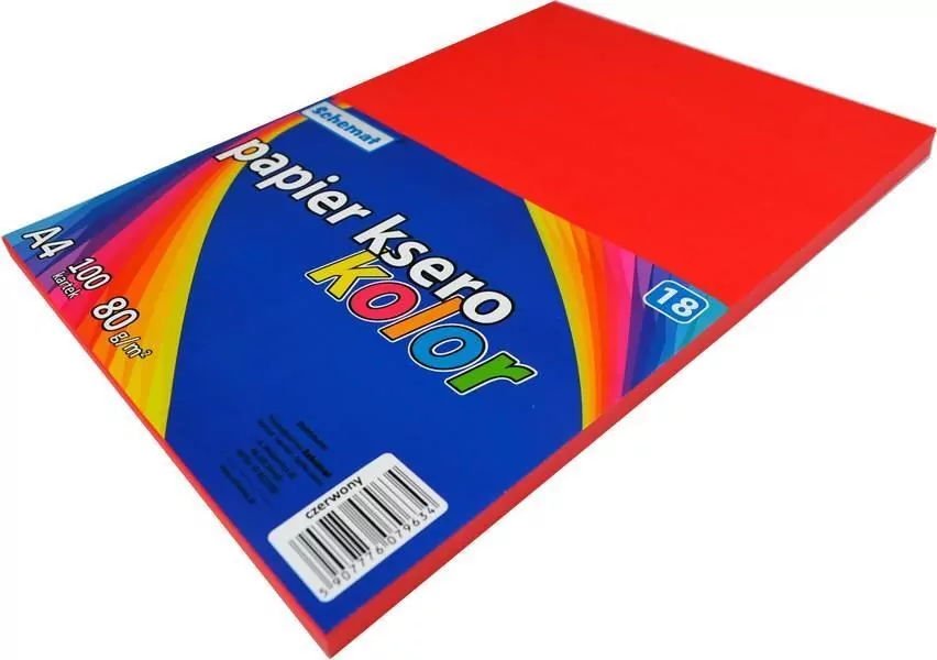 Papier ksero A4/100K czerwony - tantis.pl