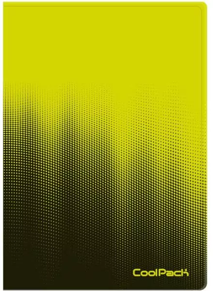 Teczka clear book A4 Coolpack Gradient 20 koszulek Lemon - tantis.pl