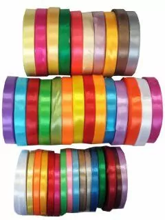 Wstążka satynowa czerwona 25mmx32m - tantis.pl