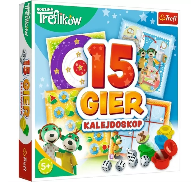 15 gier Rodzina Treflików TREFL - tantis.pl