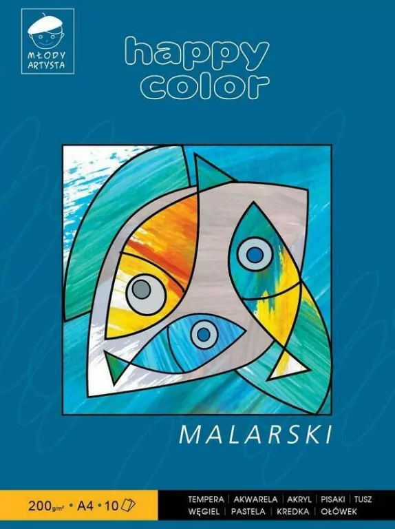 Blok malarski A4/10K 200g happy color. - tantis.pl