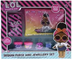 L.O.L. Surprise Cekinowa torebka z koralikami do tworzenia biżuterii
