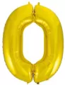 Balon foliowy. "Cyfra 0", złota, 92 cm - tantis.pl