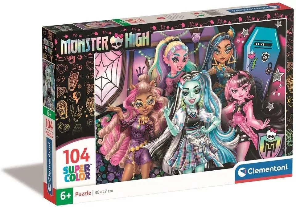 Puzzle 104 Super Kolor Monster High - tantis.pl