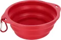 Miska silikonowa składana czerwona 19cm - tantis.pl