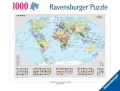 Ravensburger. Puzzle 1000. Polityczna mapa świata - tantis.pl
