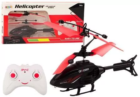 Helikopter R/C źyroskop czerwony - tantis.pl