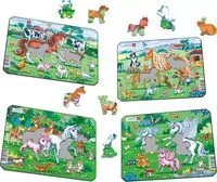 Układanka Kucyki, Jednorożce i Przyjaciele Mini - tantis.pl