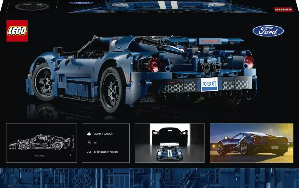 LEGO® Technic. Ford GT, wersja z 2022 roku. 42154 - tantis.pl