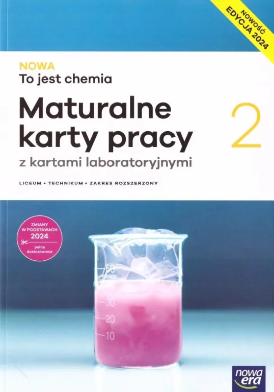 NOWA To jest chemia 2. Maturalne karty pracy z kartami laboratoryjnymi dla liceum i technikum. Zakres rozszerzony - tantis.pl