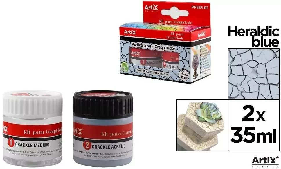 Farba akrylowa turkusowa 35ml + środek tworzący - tantis.pl