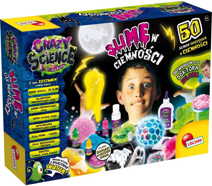 Slime w ciemności. Crazy Science - tantis.pl