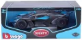 BBURAGO. Bugatti Bolide metallic black-blue 1:18 - tantis.pl