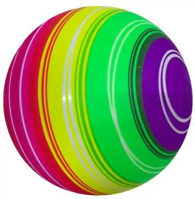 Piłka PVC 23 cm - Tęcza, mix - tantis.pl