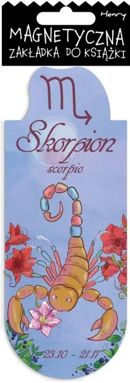 Zakładka magnetyczna owal Skorpion - tantis.pl