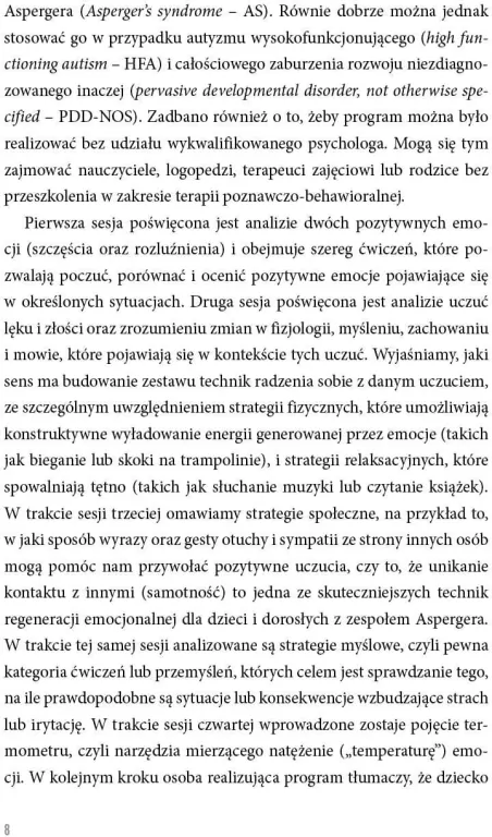 Poznajemy uczucia. Terapia lęku dla osób z zespołem Aspergera - tantis.pl