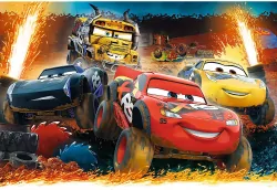 Puzzle 100. Auta. Ekstremalny wyścig