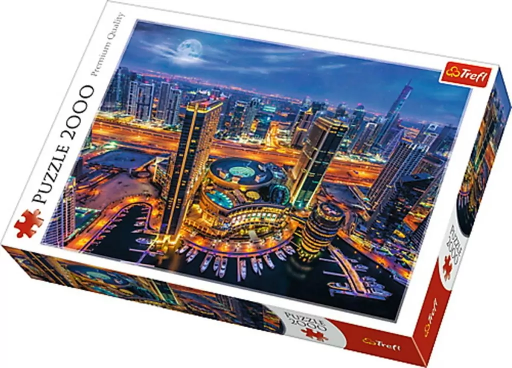 Światła Dubaju. 27094. Puzzle 2000. Trefl - tantis.pl