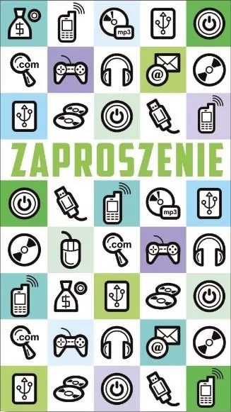 Zaproszenie Urodziny dziecięce (10szt) - tantis.pl