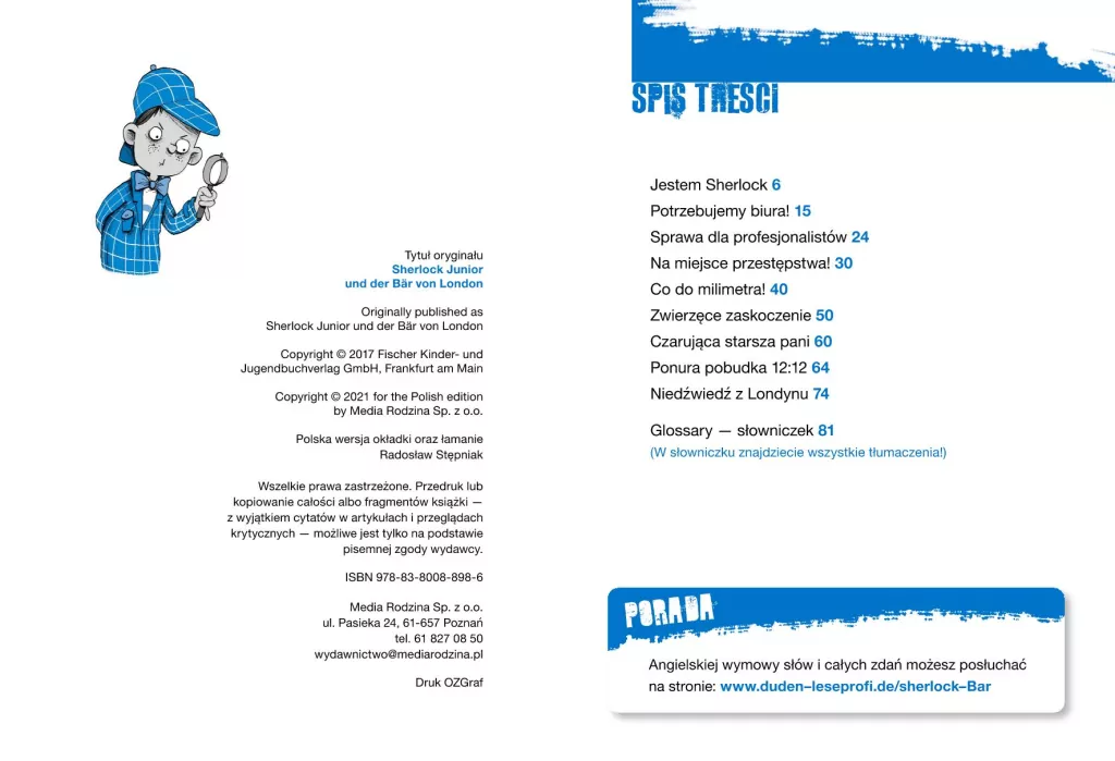 Sherlock Junior i niedźwiedź z Londynu - tantis.pl