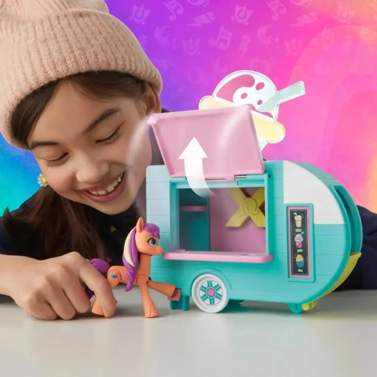 MY LITTLE PONY Sunny Starscout i ciężarówka ze Smoothie, pojazd z figurką - tantis.pl