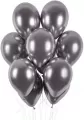 Balony Gemar shiny grafitowe 33cm 50szt - tantis.pl