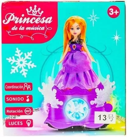 Lalka księżniczka z pozytywką - tantis.pl