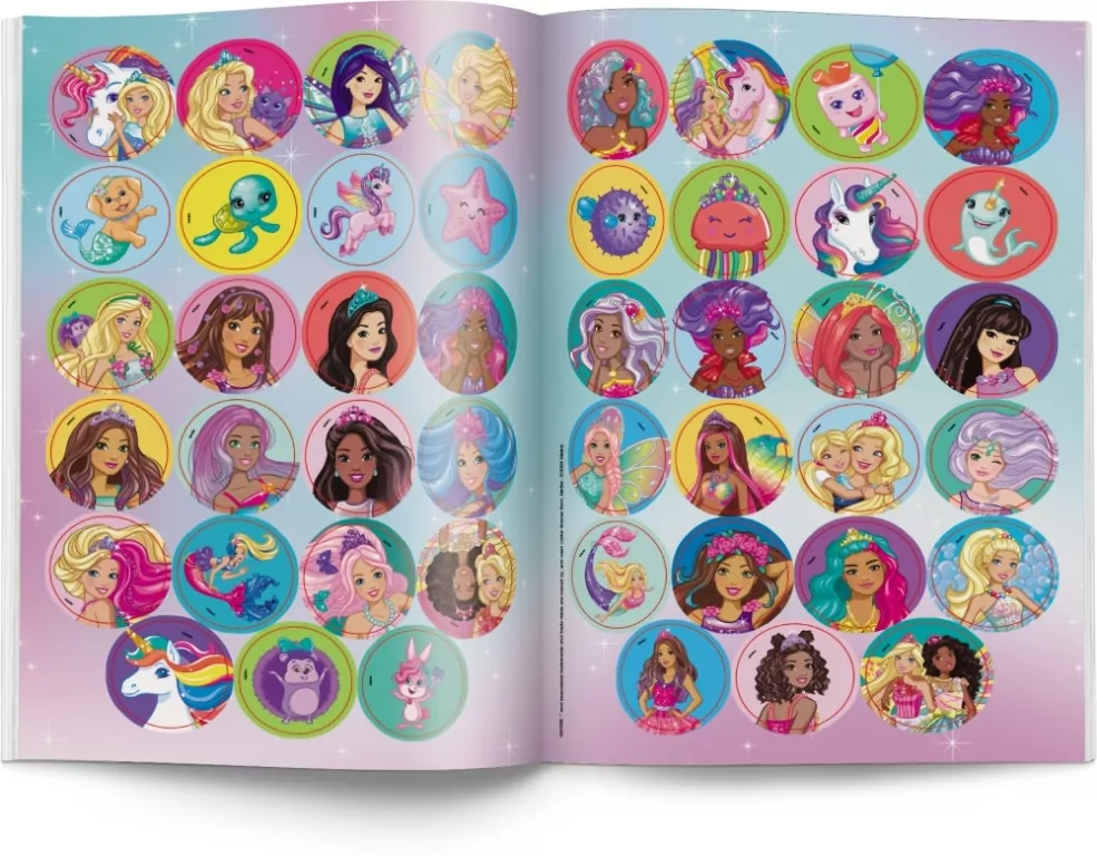 Barbie. Kolorowanka według kodu - tantis.pl