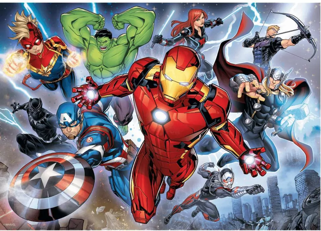 Puzzle 200 Waleczni Avengersi. 13260 - tantis.pl