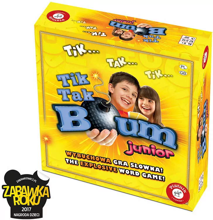 Tik Tak Bum junior. Wybuchowa gra słowna - tantis.pl