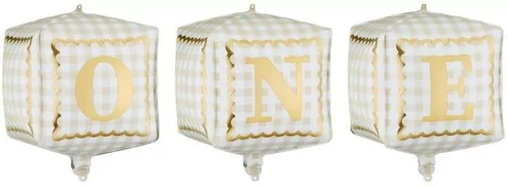 Balony foliowe kostki One 34x36cm - tantis.pl